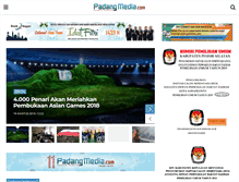 Tablet Screenshot of padangmedia.com